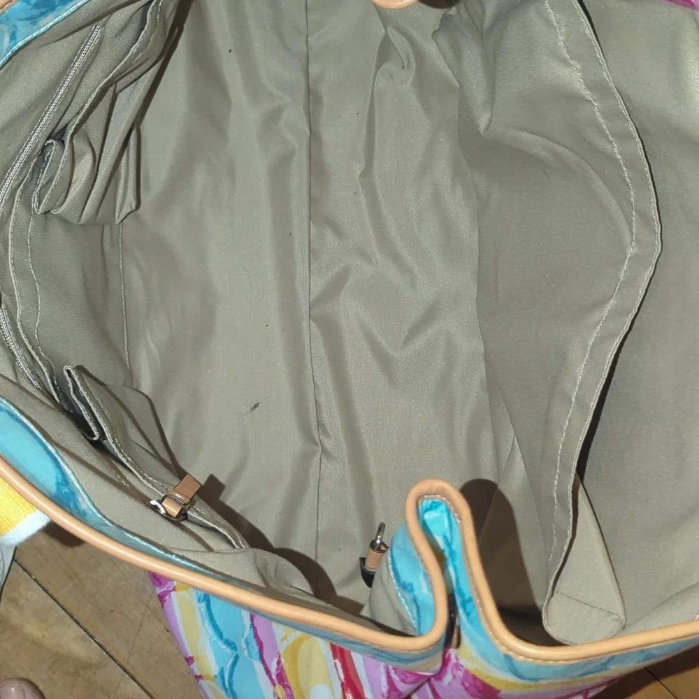 Large Colorful COACH tote Bag.   Excellent - Picture 7 of 7